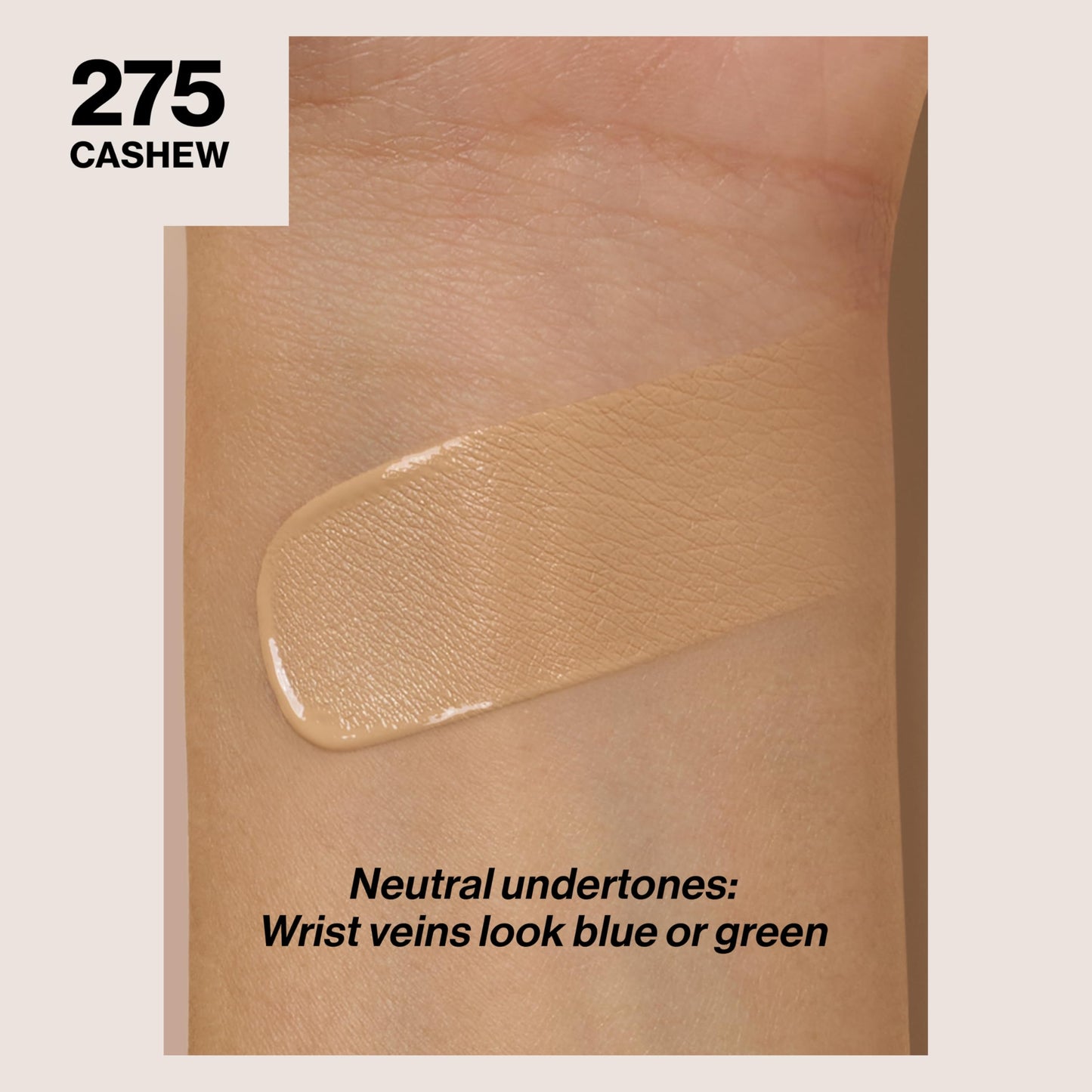 Revlon Liquid Foundation, ColorStay Face Makeup for Combination & Oily Skin, SPF 15, Medium-Full Coverage with Matte Finish, 275 Cashew, 1 Fl Oz