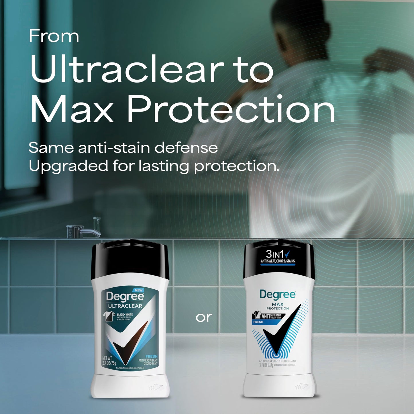Degree Men UltraClear Antiperspirant Deodorant Fresh, Pack of 12, 72-Hour Sweat & Odor Protection Antiperspirant For Men With MotionSense Technology Beauty and Personal Care Degree