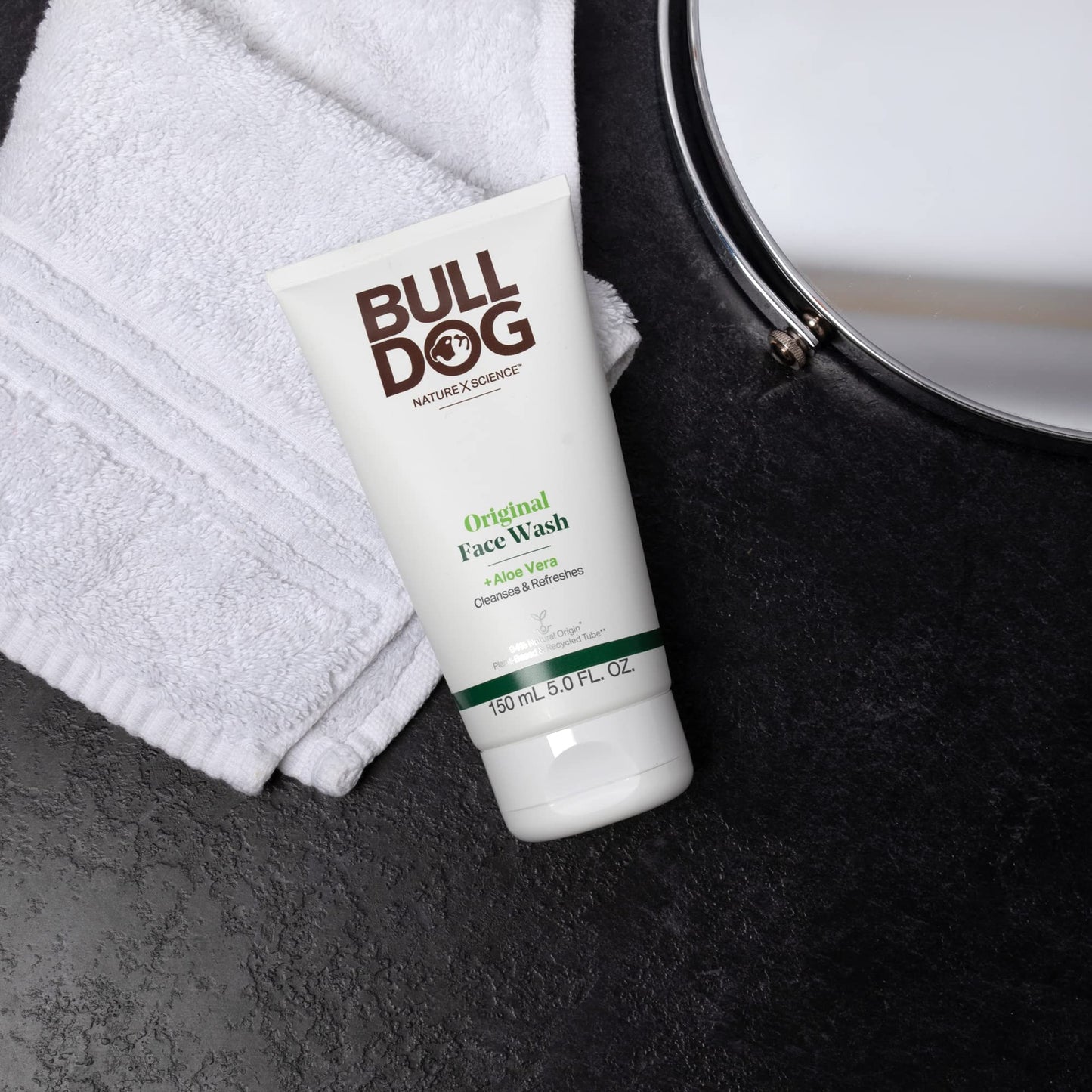 Bulldog Mens Skincare and Grooming Original Face Wash, 5 Ounce - Pack of 2