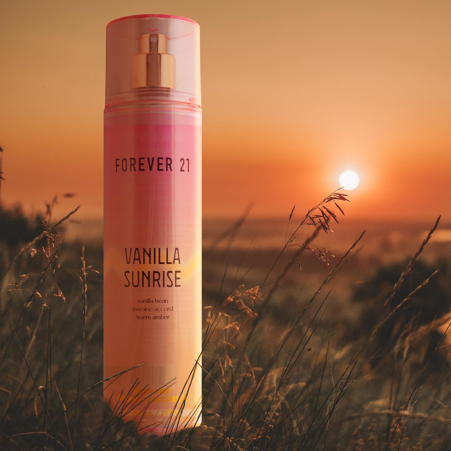 Forever 21 Vanilla Sunrise 3.4 Fl. Oz. EDP + Vanilla Sunrise 8 Fl. Oz. Body Mist Bundle