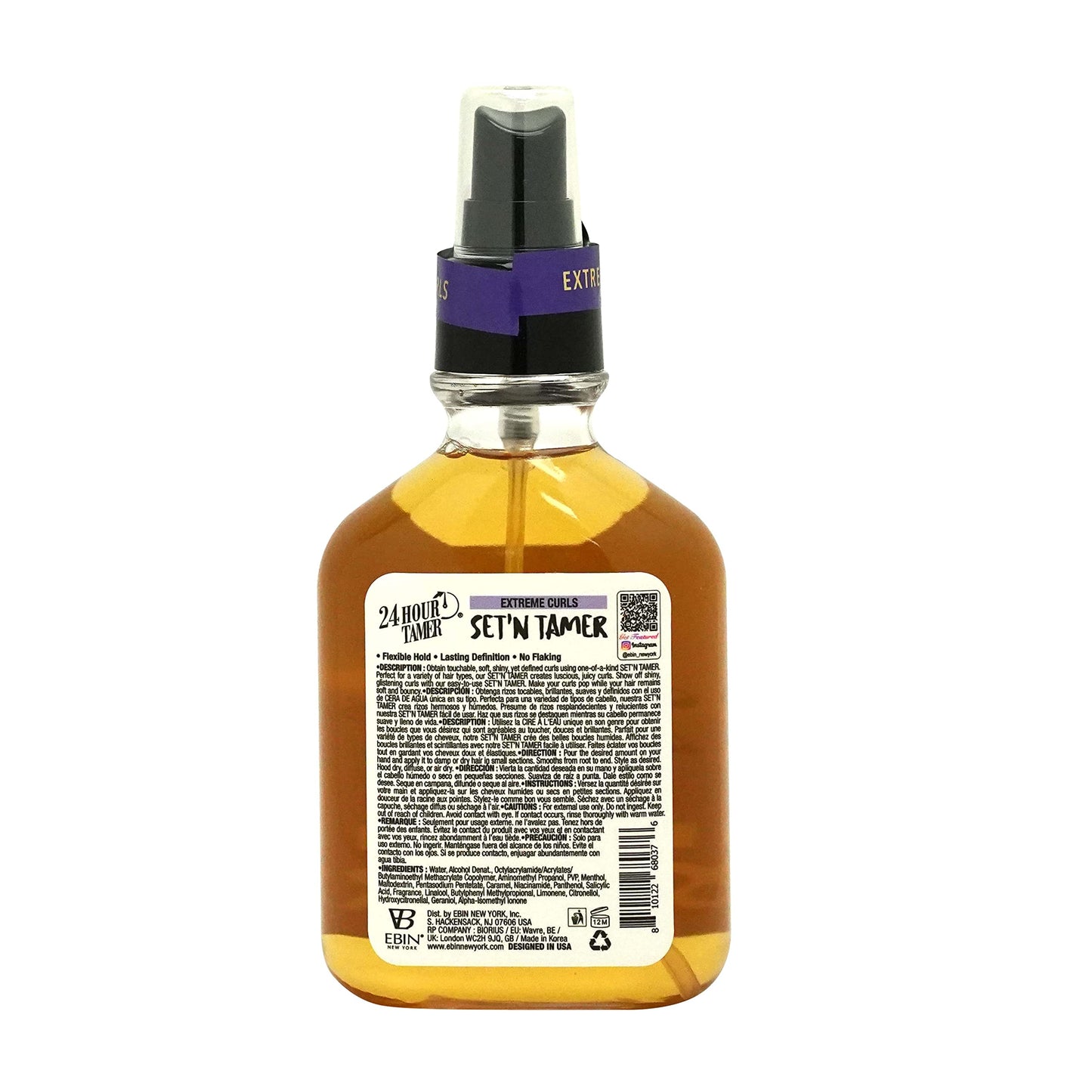 Styling Setting Mist for Extreme Curls 5.4oz - Volumizing, Moisturizing, No Flake and Anti-Frizz with Providing Nourishment and Hydration, High Shine