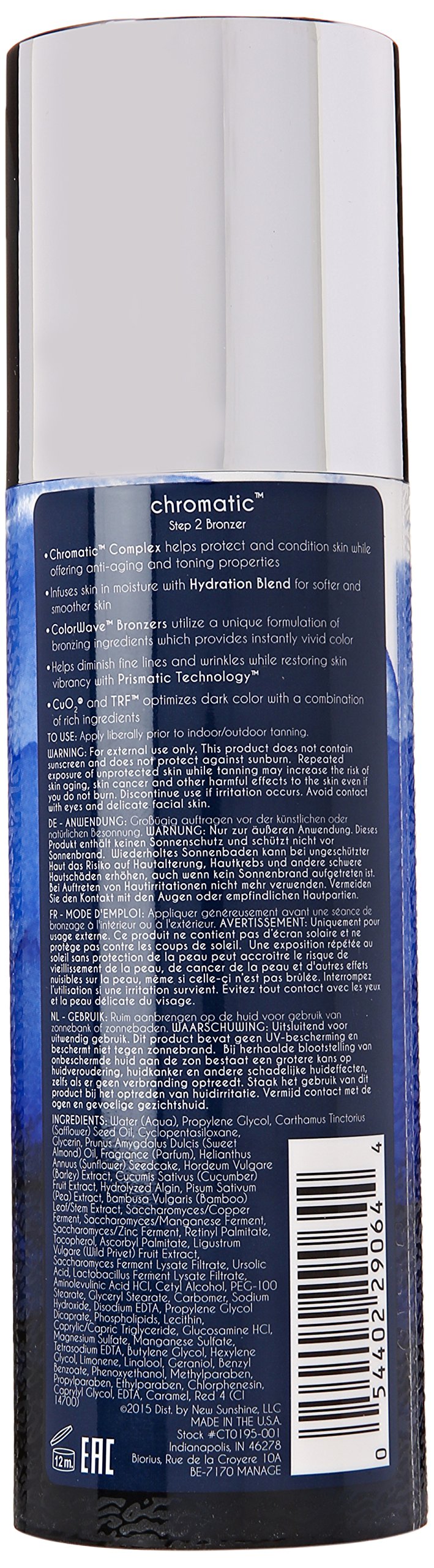 New Sunshine California Tan Chromatic Bronzer Step 2, 8.5 Ounce