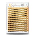 FinyDreamy 240pcs Individual Lash Extensions, 20D Lash Clusters Volume Mix Pack, 10-14mm Mix Lengths C Curl 0.07mm Thickness Professional Individual