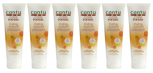 Cantu Care For Kids Styling Custard 8 Ounce Tube (Pack of 6)
