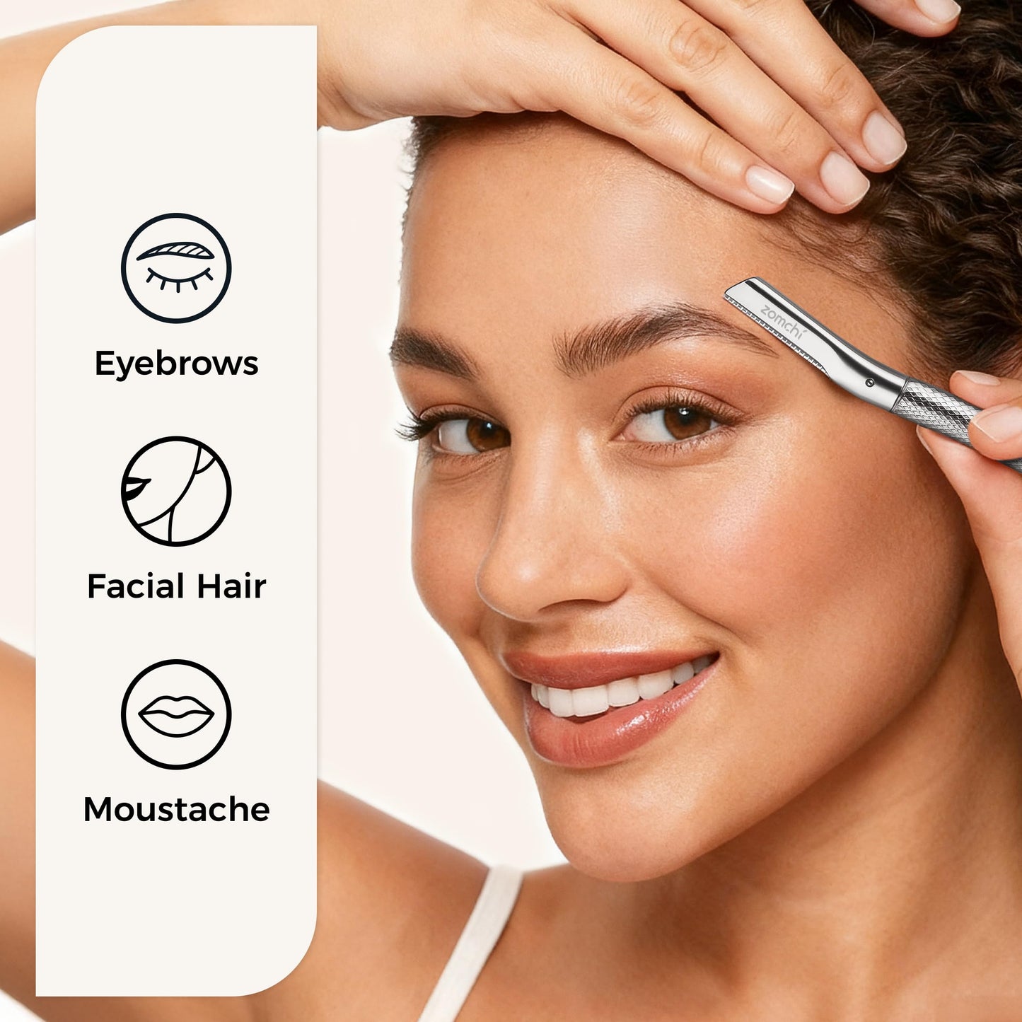 ZOMCHI Eyebrow Razor for Women & Men, Precision Cover, Silver Beauty and Personal Care ZOMCHI
