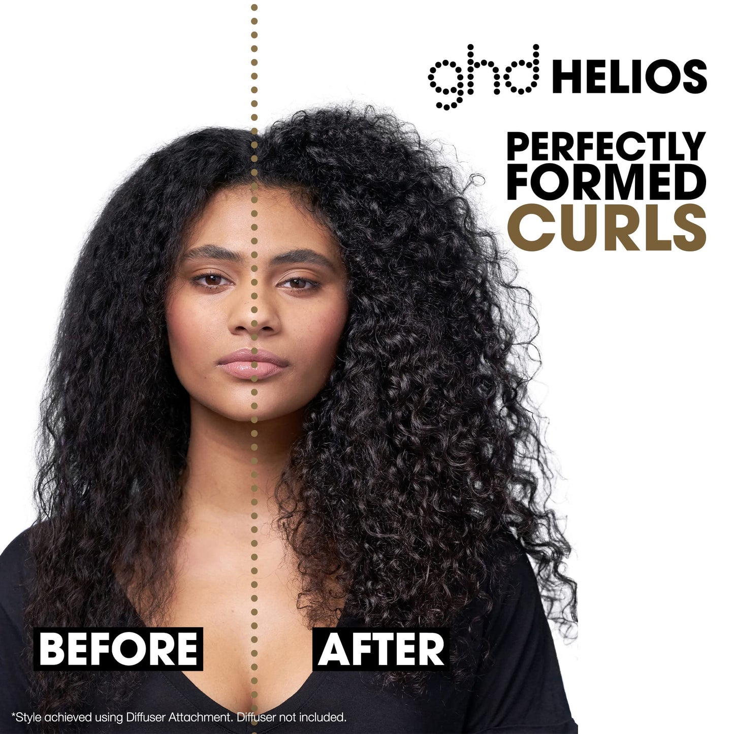 ghd Helios Professional Hair Dryer - Advanced 1875W Blow Dryer with Aeroprecis Technology, 75mph Airflow, Ionic Frizz Control, More Shine, Lightweight