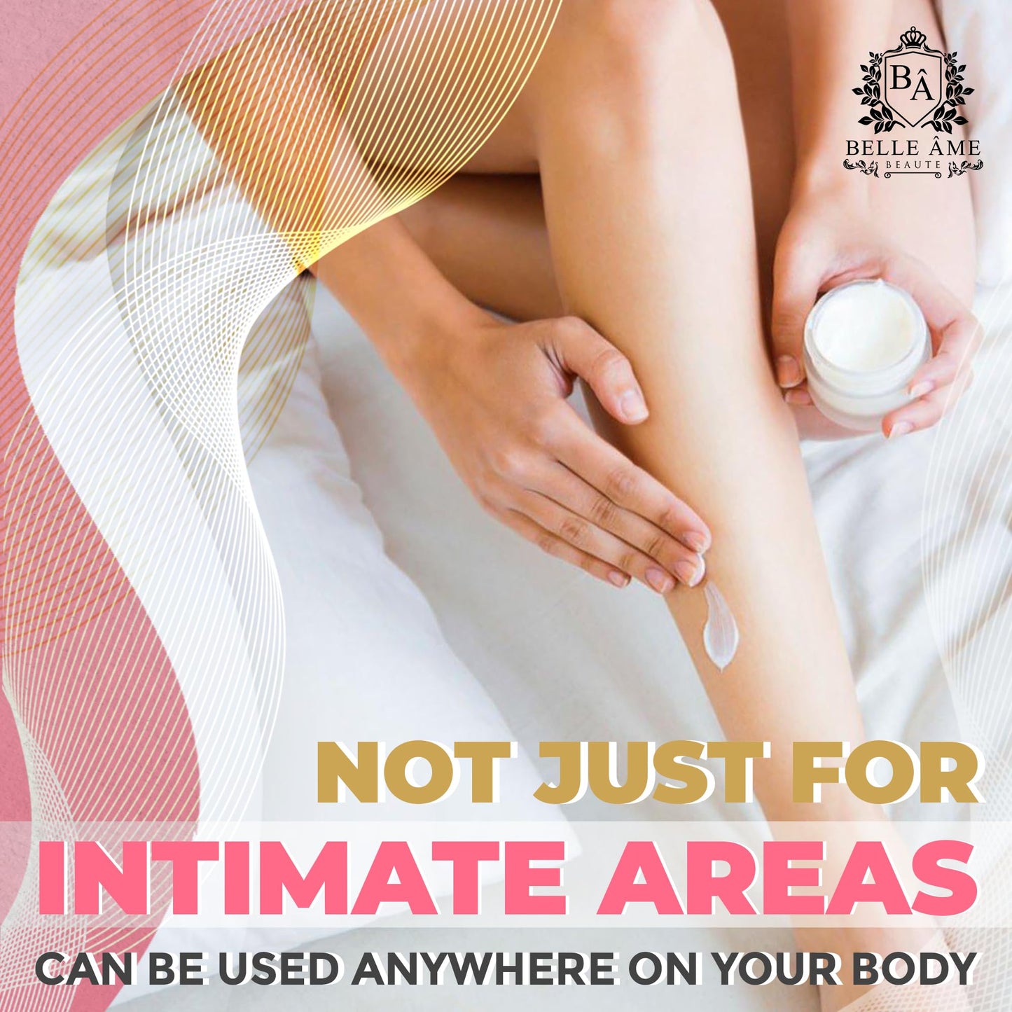 BELLE AME Premium Intimate Brightening Cream - Discoloration Reduction Cream for Uneven Tone -  - 2 oz