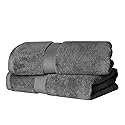 Superior Egyptian Cotton Pile Bath Towel Set of 2, Ultra Soft Luxury Towels, Thick Plush Essentials, Absorbent Heavyweight, Guest Bath, Hotel, Spa…