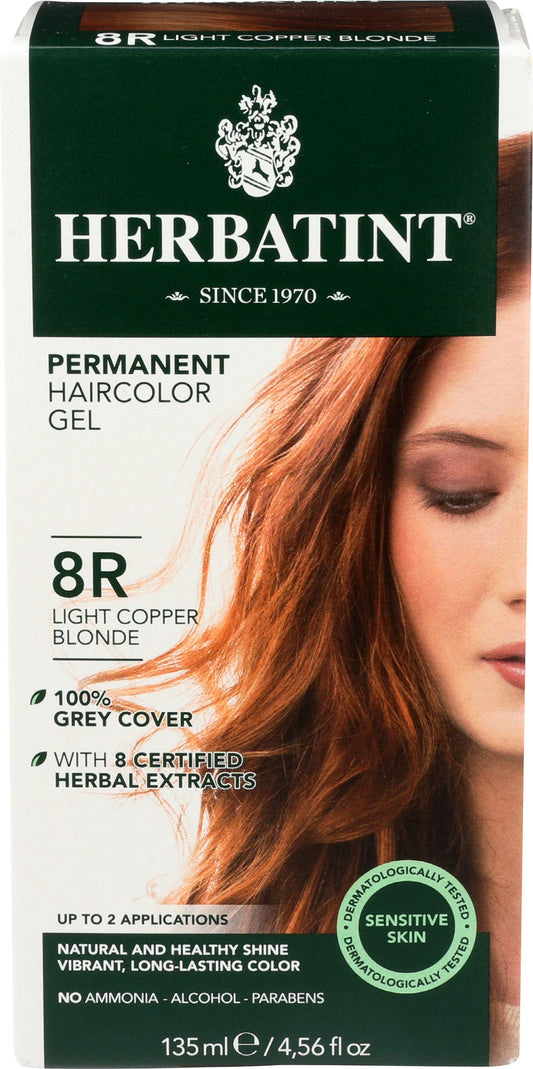 HERBATINT NATURAL HAIR COLOR Herbatint Permanent Light Copper Blonde (8R) 4 OZ Beauty & Personal Care Herbatint