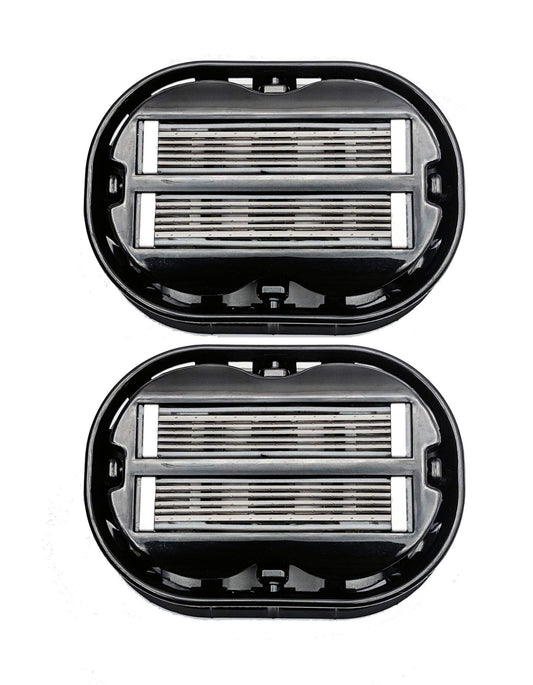 2X Classic Omnishaver - Black - The Fastest Way to Shave Head, Legs, Arms, Body - an Alternative to Disposable Shaving Razors Self Cleans & Strops Beauty and Personal Care OmniShaver