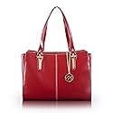 McKlein GLENNA, Leather Ladies' Tote with Tablet Pocket, Laptop Bag for Women Lightweight Leather, Computer Tote Bag, Briefcase Large Capacity Handbag