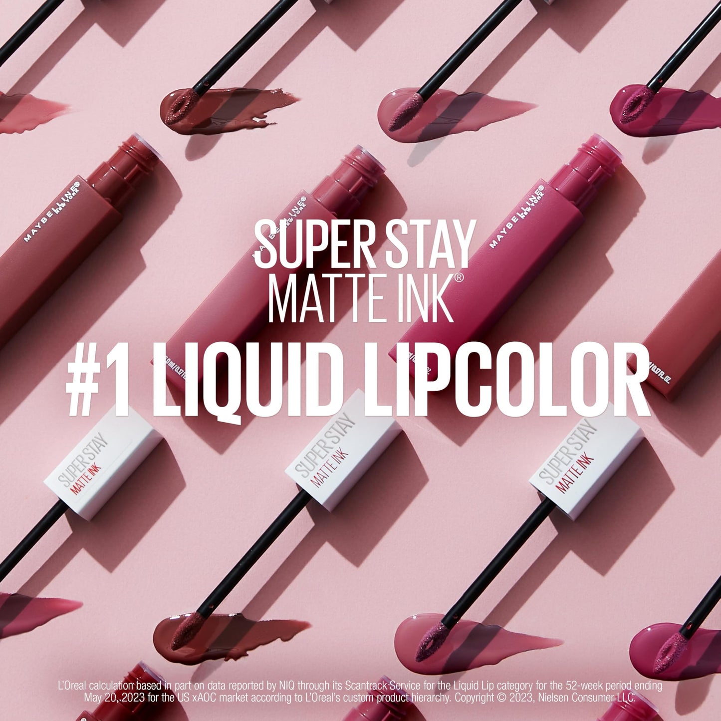 Maybelline Super Stay Matte Ink Liquid Lipstick Makeup, Long Lasting High Impact Color, Up to 16H Wear, Huntress, Muted Grey, 1 Count, Packaging May