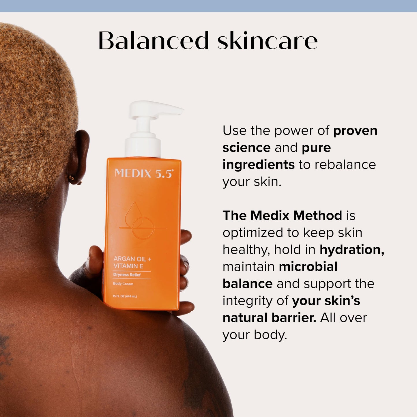 Medix 5.5 Argan Oil + Vitamin E Cream Anti Aging Skin Care Moisturizer Body Lotion For Women & Men | Firming Body Lotion Reduces Look Of Wrinkles