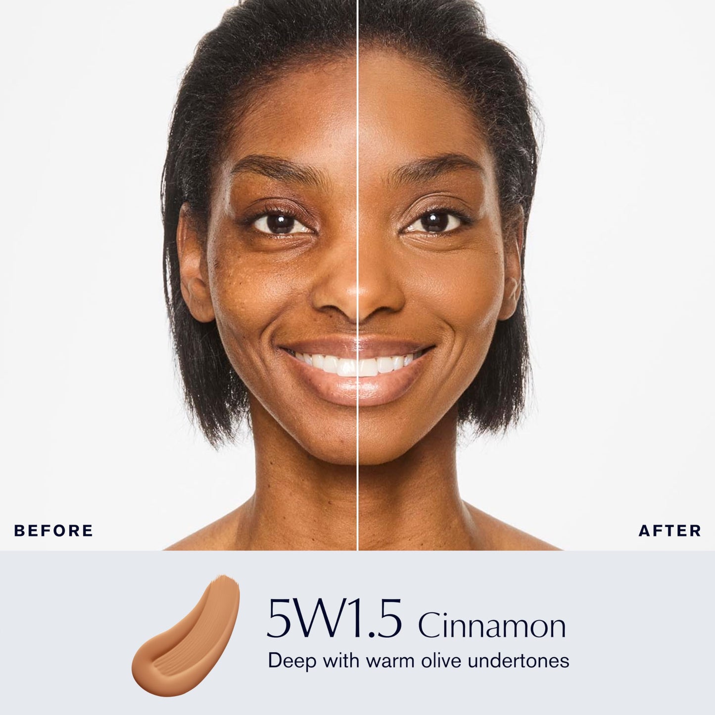 Estée Lauder Double Wear Stay-in-Place Foundation Makeup | 36-Hour Long-Wear Matte Foundation, 1 Fl Oz, 5W1.5 Cinnamon