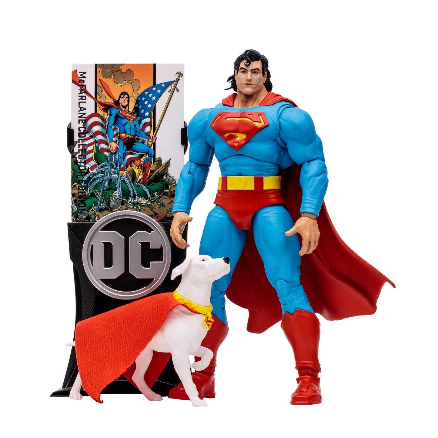 McFarlane Toys - DC Multiverse Superman & Krypto (Return of Superman) 7in Figure McFarlane Collector Edition #9
