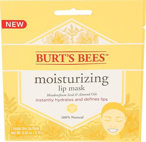 Burt's Bees Moisturizing Lip Mask for Women, 0.02 Ounce