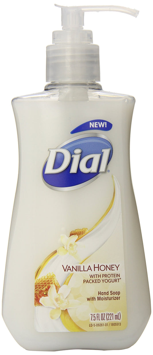 Dial Liquid Hand Soap, Vanilla Honey with Protein Packed Yogurt, 7.5 Fl Oz, Packaging may vary Beauty & Personal Care Dial