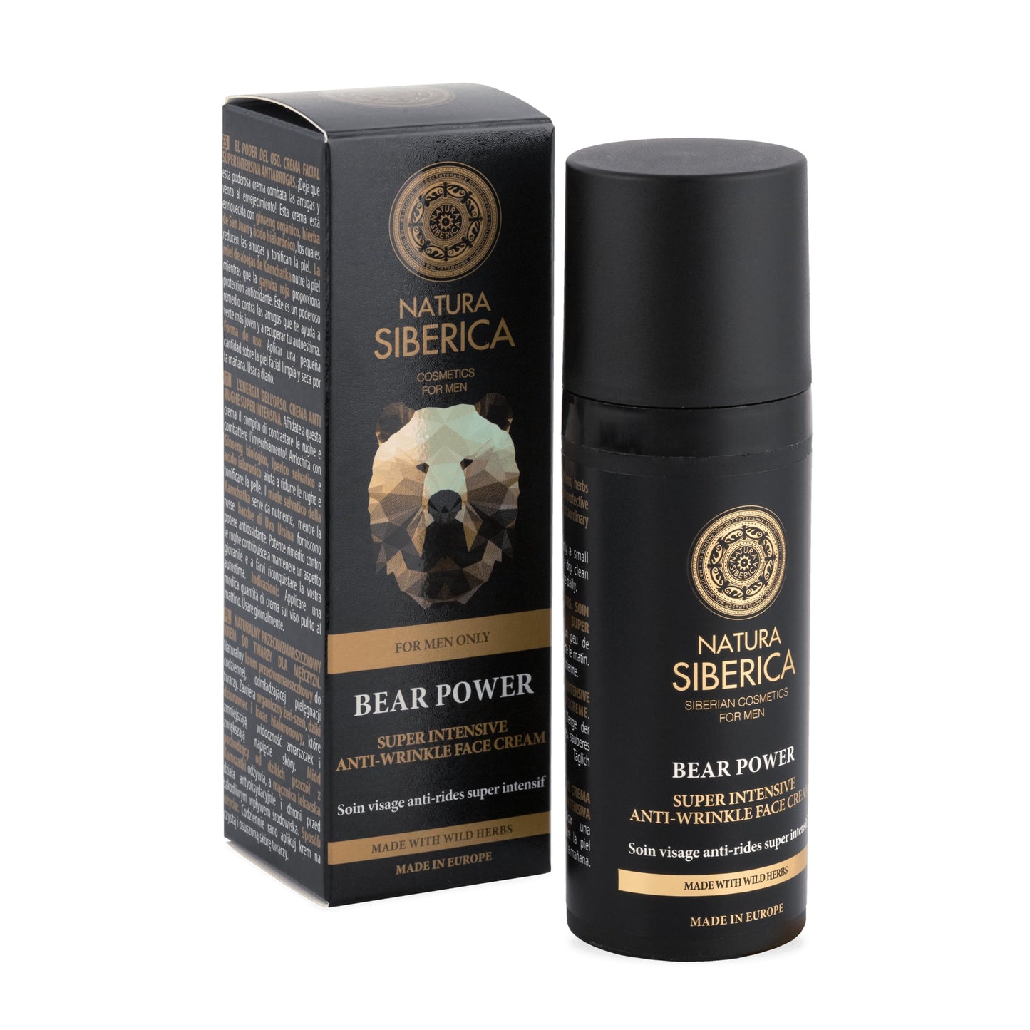 Natura Siberica For Men Only Bear Super Intensive Power Anti-Wrinkle Face Cream 50Ml