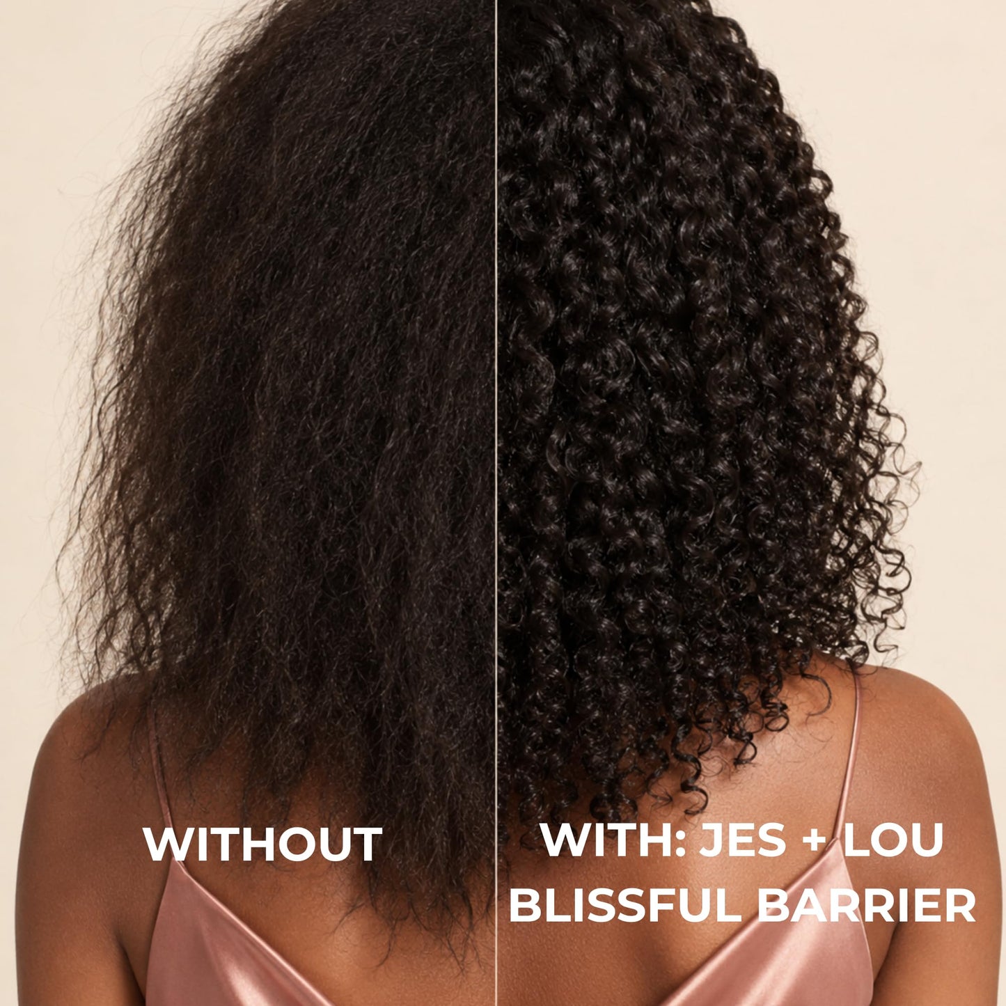 Jess & Lou Beauty Heat Protectant Spray with Natural Ingredients for Smooth, Frizz-Free Hair, Sulfate-Free Vegan Thermal Protection Mist for Blow Dry
