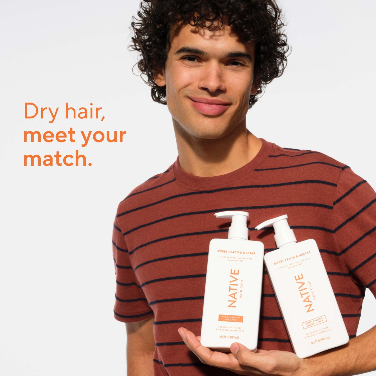 Native Moisturizing Shampoo Sweet Peach & Nectar 16.5 fl Oz. Beauty and Personal Care Native