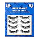 Luna Magic Linda Faux Mink Wispy Lashes with Soft Band, Reusable up to 10x, Lightweight Eye-Enhancing Design for Natural or Dramatic Eye Looks - Vegan