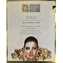 Global Beauty Products Gold Spa Treatment Mask, 2 Facial Treatments, Anti Aging, Unisex, Skin Treatment Mask, Sheet