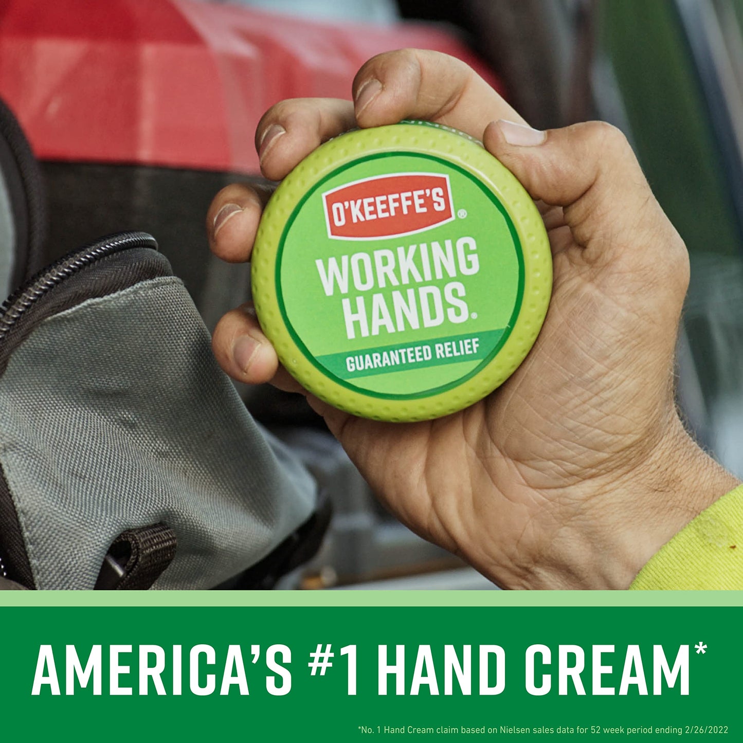 O'Keeffe's Working Hands Hand Cream (3.4 oz Jar) and Healthy Feet Foot Cream (3.2 oz Jar) - Repairing Skincare for Extremely Dry, Cracked Hands