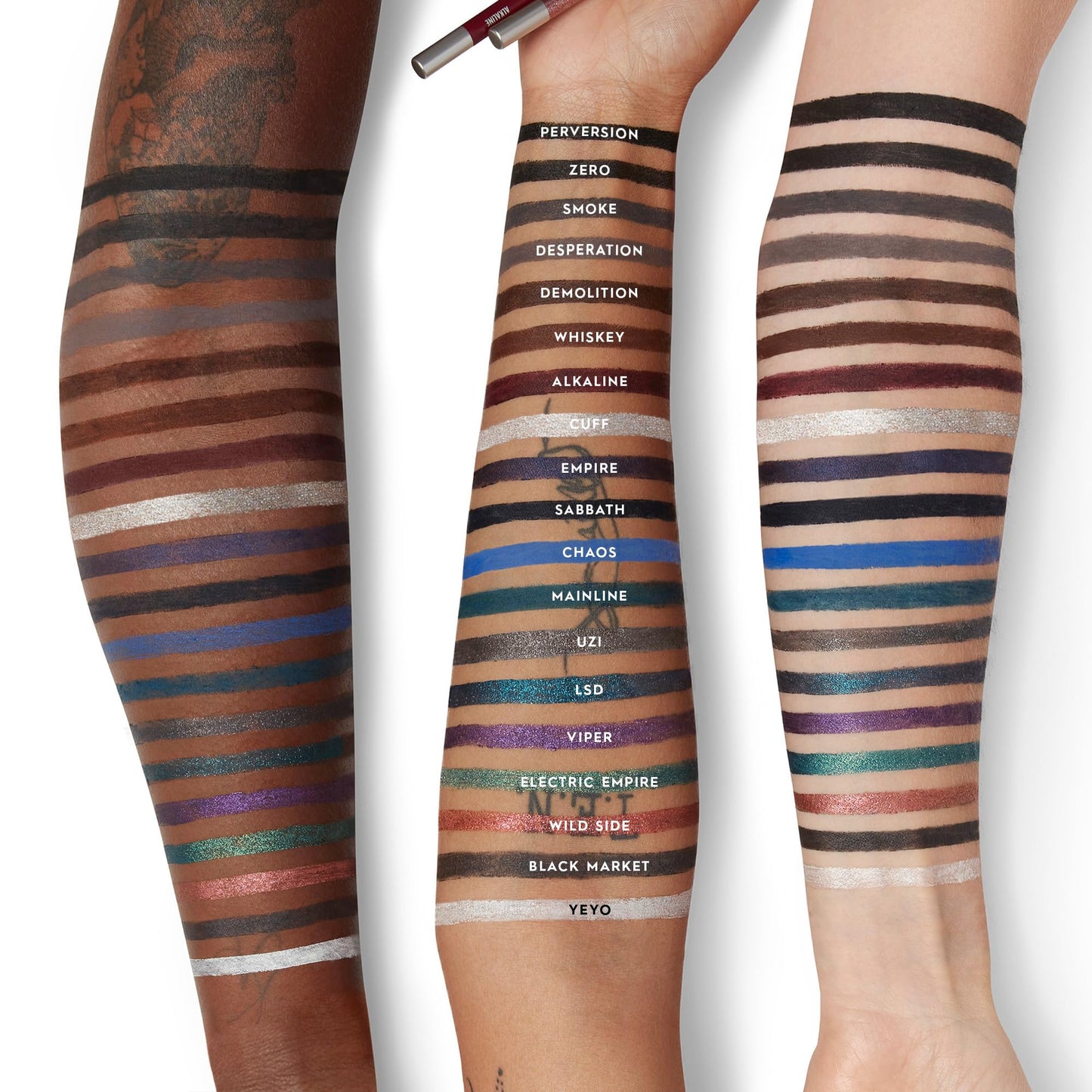 URBAN DECAY 24/7 Glide-On Waterproof Eyeliner Pencil (Chaos - Cobalt Blue Matte) - Smudge-Proof, Transfer-Proof, Smooth No-Tug Formula