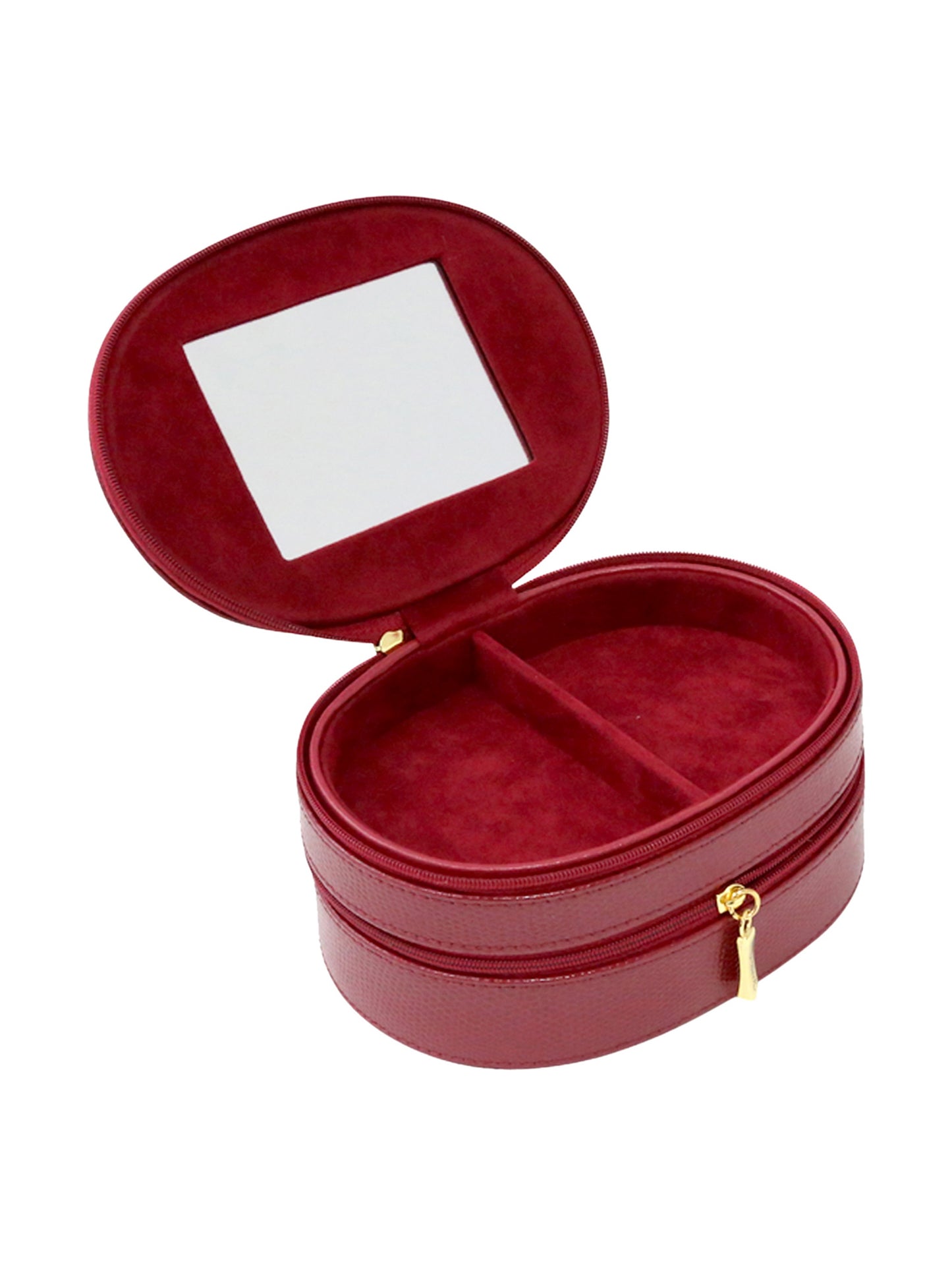 Lizard 2 Level Jewelry Box Color: Red
