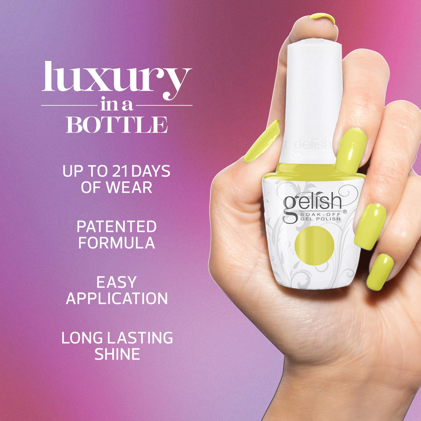 Gelish Now & Zen Collection TPO-Free Gel Nail Polish - Perk Up Buttercup, 15mL Beauty & Personal Care Gelish