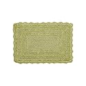Better Trends Lilly Crochet 17x24 Reversible Bath Rugs and Bath mats for Bathroom, Luxurious 100% Cotton Bath Rug & Water Absorbent Bathroom Mat…