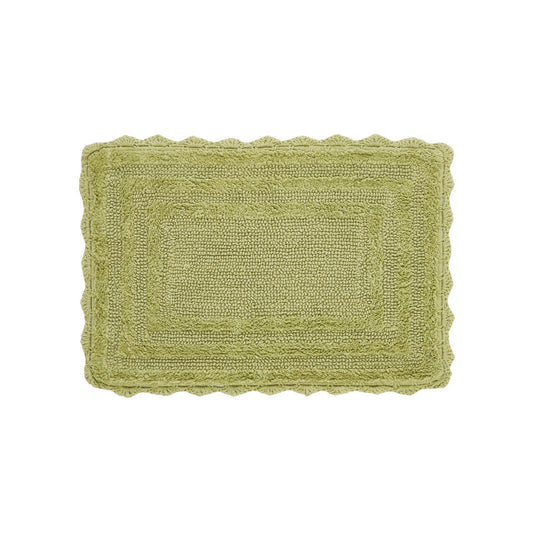 Better Trends Lilly Crochet 17x24 Reversible Bath Rugs and Bath mats for Bathroom, Luxurious 100% Cotton Bath Rug & Water Absorbent Bathroom Mat…