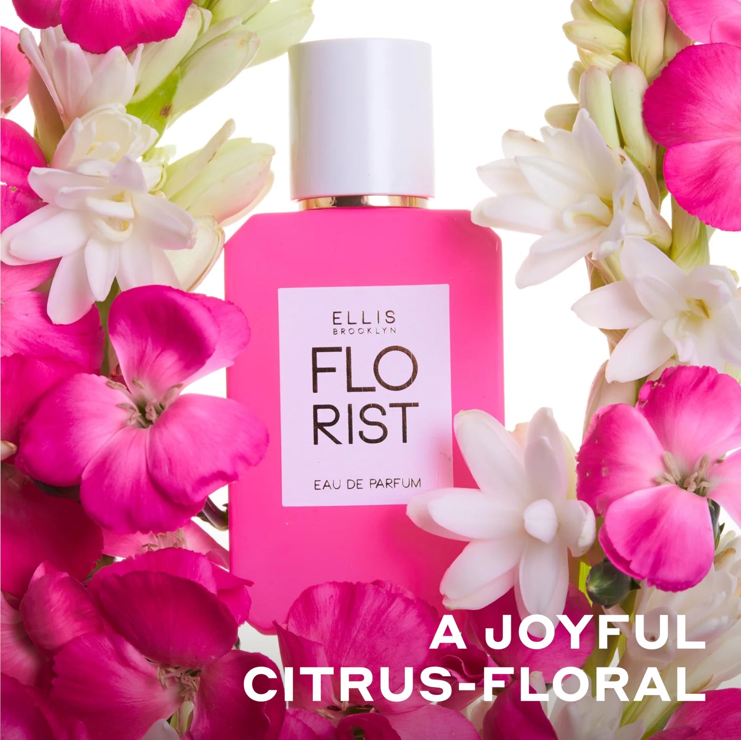 Ellis Brooklyn FLORIST Eau De Parfum, Mini Dabber - Fresh Floral Perfume For Women with Italian Bergamot, Tuberose, & Cedarwood, Vegan Perfume Made