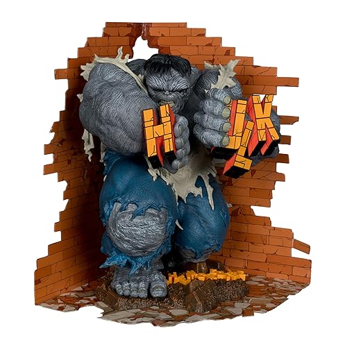 McFarlane Toys - Marvel The Incredible Hulk 1:6th Scale Collectible with Scene (The Incredible Hulk #345)