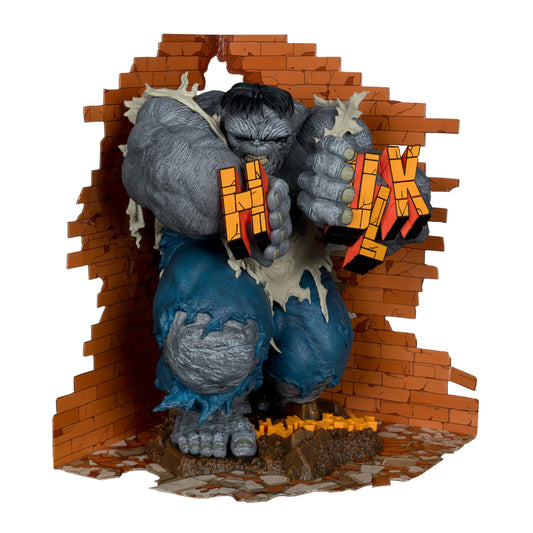 McFarlane Toys - Marvel The Incredible Hulk 1:6th Scale Collectible with Scene (The Incredible Hulk #345)