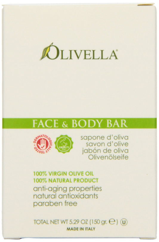 Olivella Face and Body Soap, Scented All-Natural 100% Virgin Olive Oil from Italy, 5.29-Ounce Bars (Pack of 12) Beauty & Personal Care Olivella
