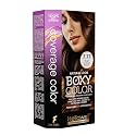 BOXY COLOR Coloring kit professional, permanent color cream hair dye with Vegetal Protein to get Hair with intense color shiny and silky. 100% Gray