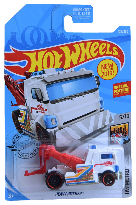 Hot Wheels Metro Series 5/10 Heavy Hitcher 129/250, White/red