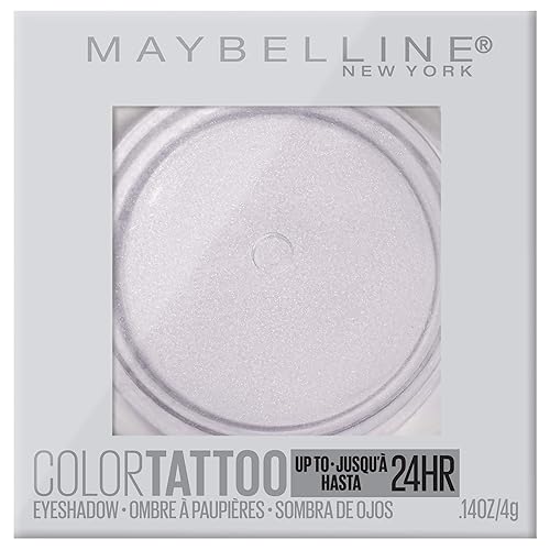 Maybelline New York Color Tattooup to 24HR Longwear Waterproof Fade Resistant Crease Resistant Blendable Cream Eyeshadow Pots Makeup, Chill Girl, 0.14