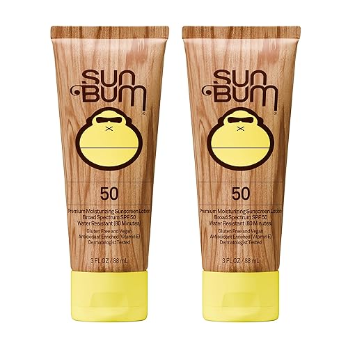 Sun Bum Original Spf 50 Sunscreen Lotion Vegan and Hawaii 104 Act Compliant (Octinoxate & Oxybenzone Free) Broad Spectrum Moisturizing UVA/UVB