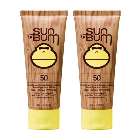 Sun Bum Original Spf 50 Sunscreen Lotion Vegan and Hawaii 104 Act Compliant (Octinoxate & Oxybenzone Free) Broad Spectrum Moisturizing UVA/UVB