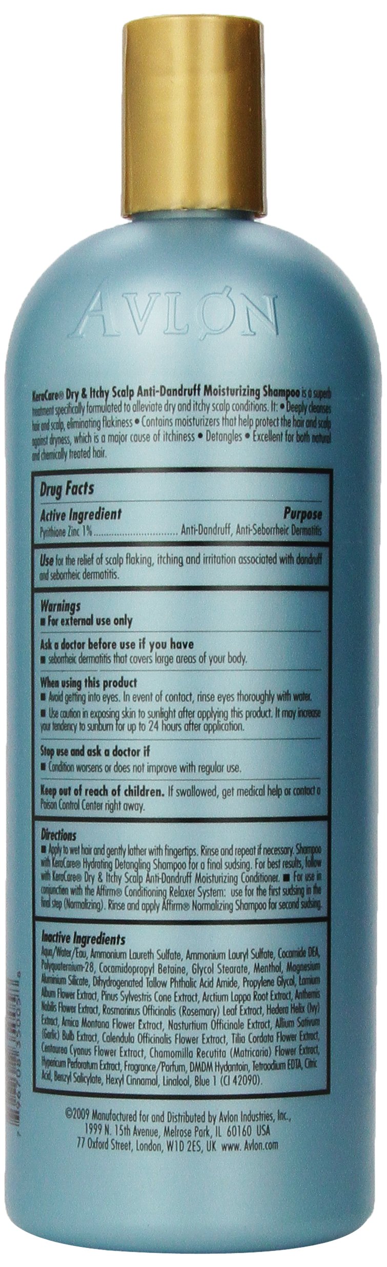 Avlon Dry and Itchy Shampoo, 32 Ounce (U-HC-2616)
