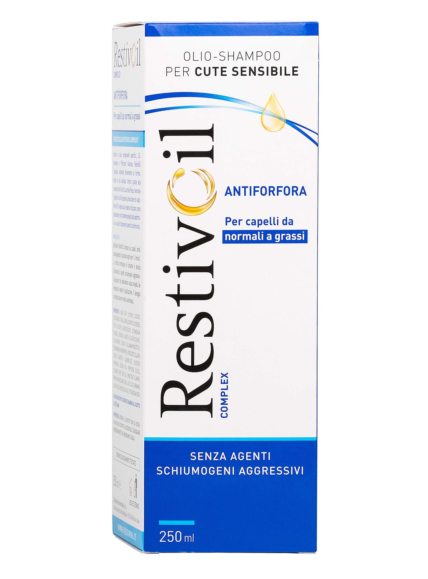 Shampoo Per Capelli Antiforfora Complex Olio Shampoo Anti Forfora 250 Ml by RestivOil