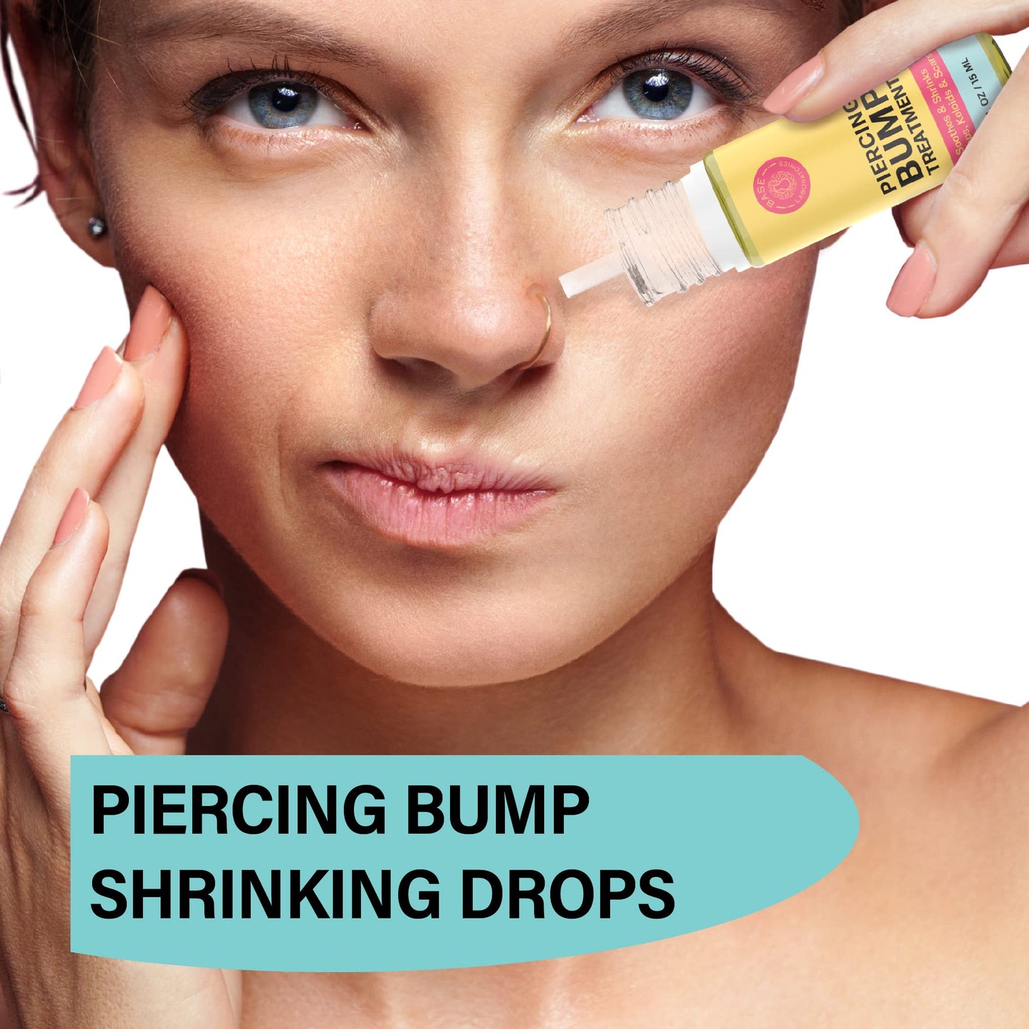 BASE LABORATORIES Piercing Aftercare Kit: Keloid & Piercing Bump Solution Oil(15ml) + Piercing Aftercare Spray (4oz) - for Keloid Bump Removal Beauty and Personal Care BASE LABORATORIES