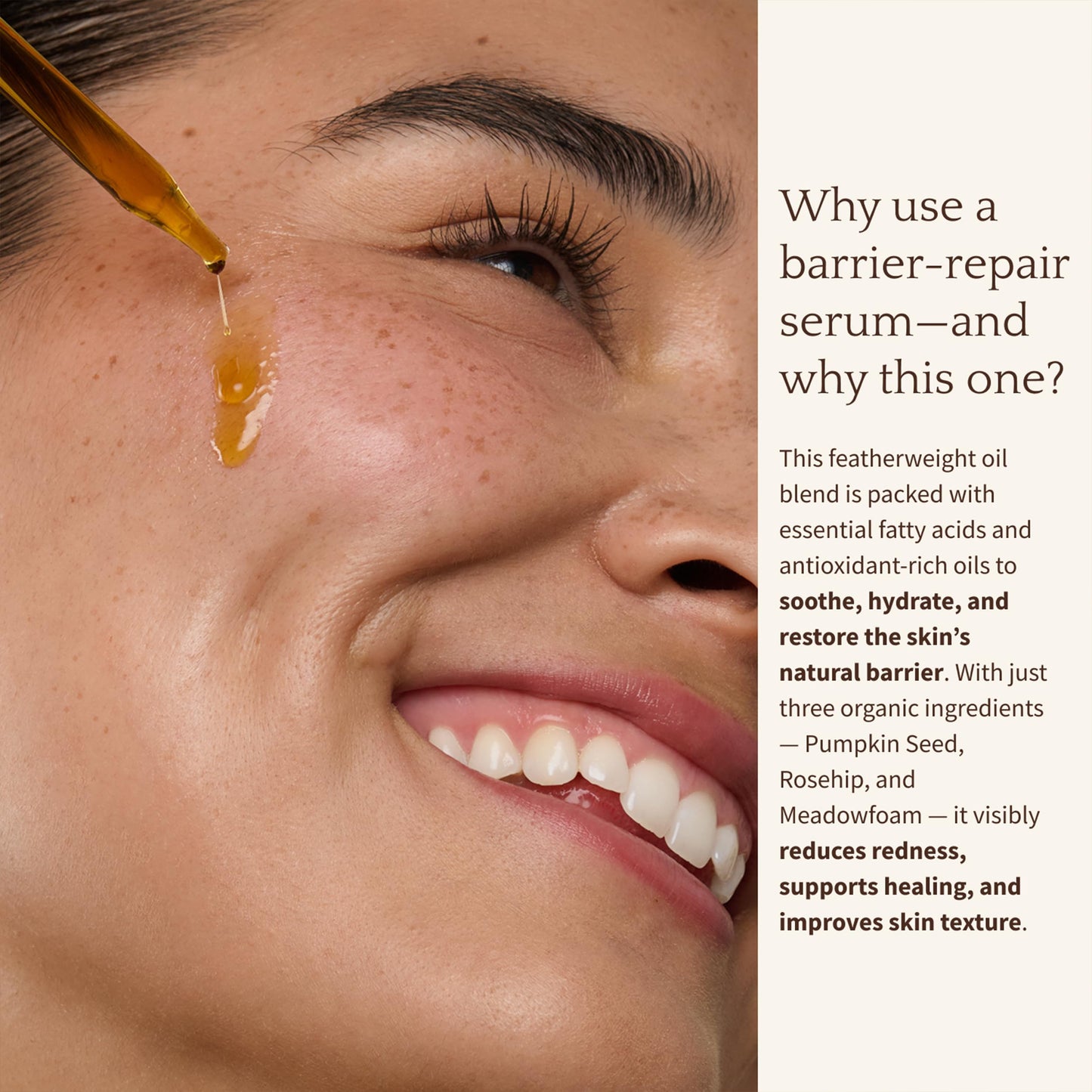 Bambu Earth Rosehip Repairing Face Serum - Facial Hydration and Face Moisturizer Rich in Vitamins - Nourishes Skin, Boosts Radiance and Restores