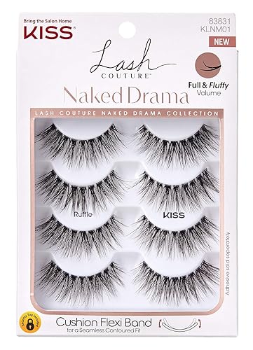 Kiss Lash Couture Naked Drama Collection Ruffle (Pack of 6)
