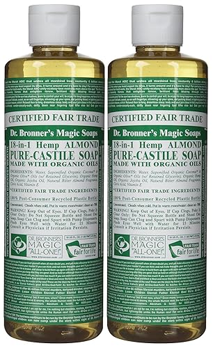 Dr Bronners Magic Soap All One Csal16/76116 16 Oz Almond Dr. Bronner'S Pure Castile Liquid Soaps
