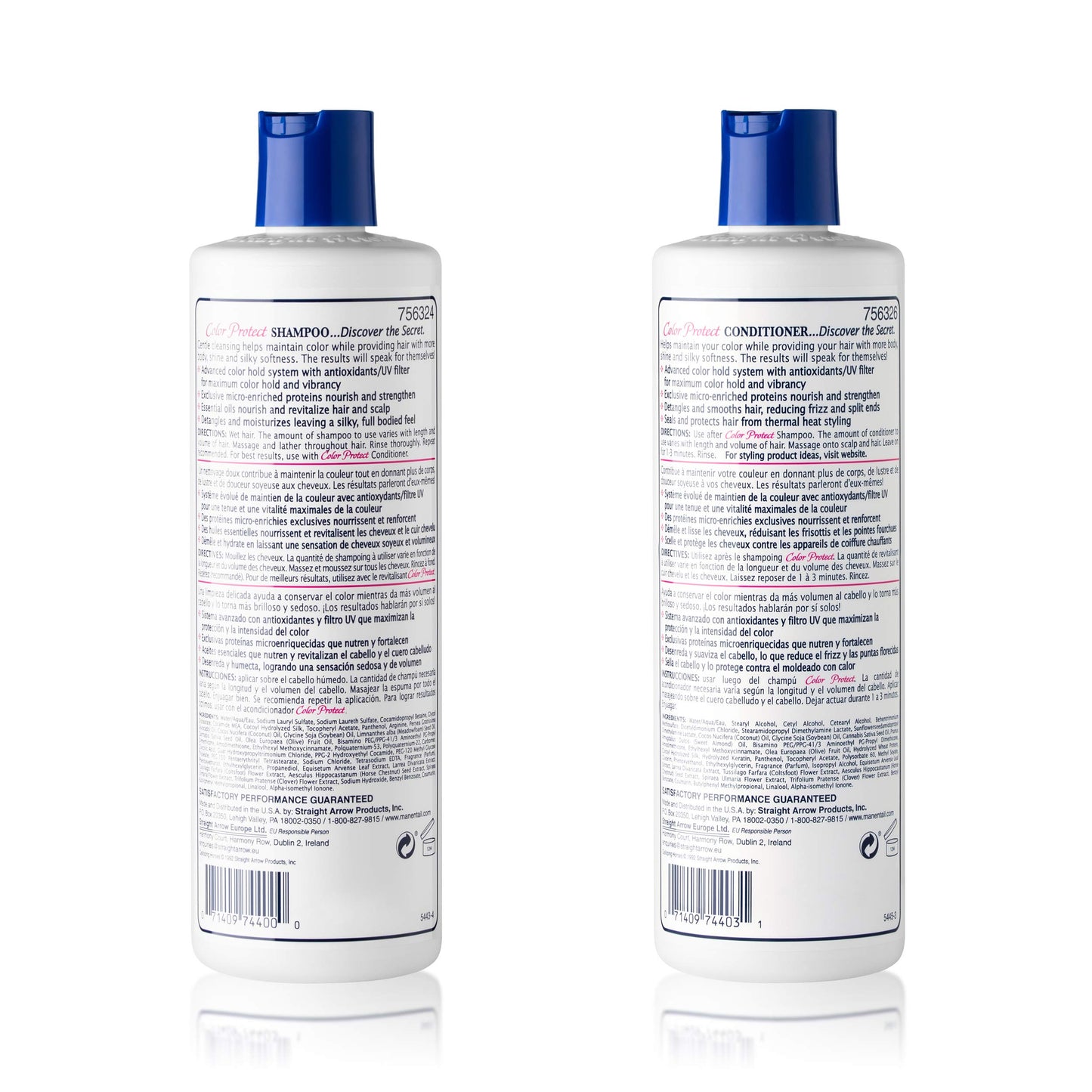 Mane 'n Tail Color Protect Shampoo & Conditioner (12 oz Each) - Strengthens, Reduces Breakage & Enhances Color Vibrancy for Healthier, Shiny Hair