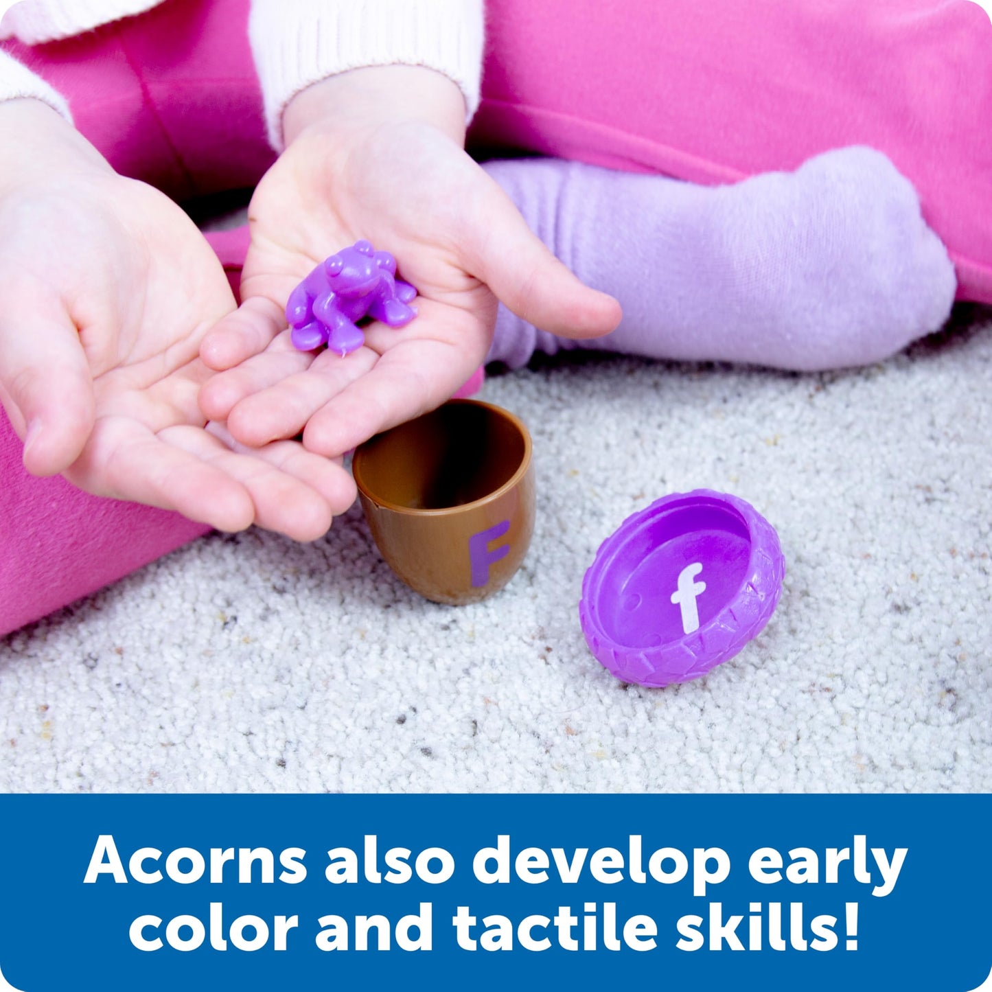 Learning Resources Alphabet Acorns Activity Set – 78-Piece Educational Toy for Toddlers, Letter Recognition, Homeschool, Visual & Tactile Learning, Ages 3+