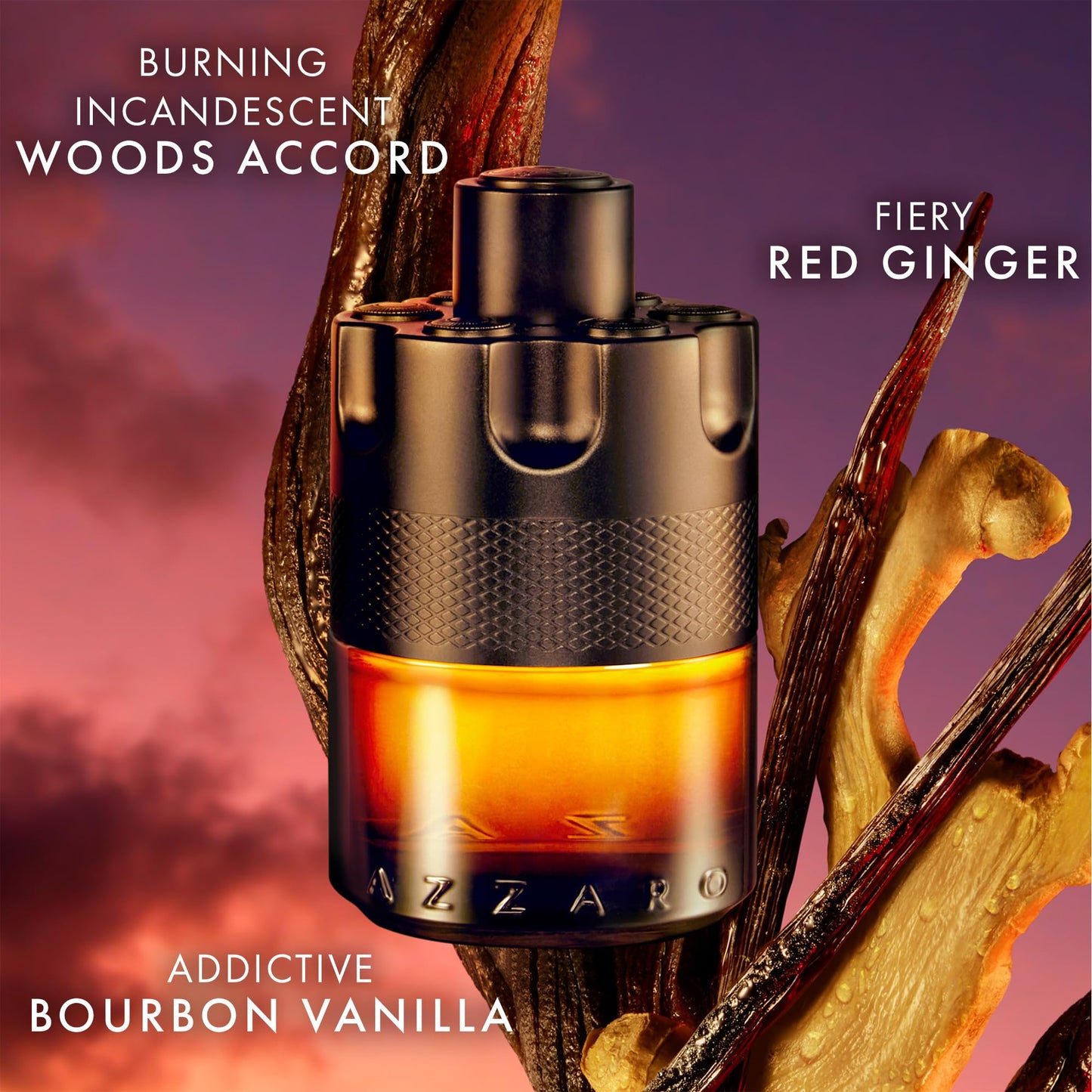 Azzaro The Most Wanted Parfum - Intense Mens Cologne - Spicy & Seductive Fragrance for Date Night - Lasting Wear - Irresistible Luxury Perfumes Beauty and Personal Care Azzaro